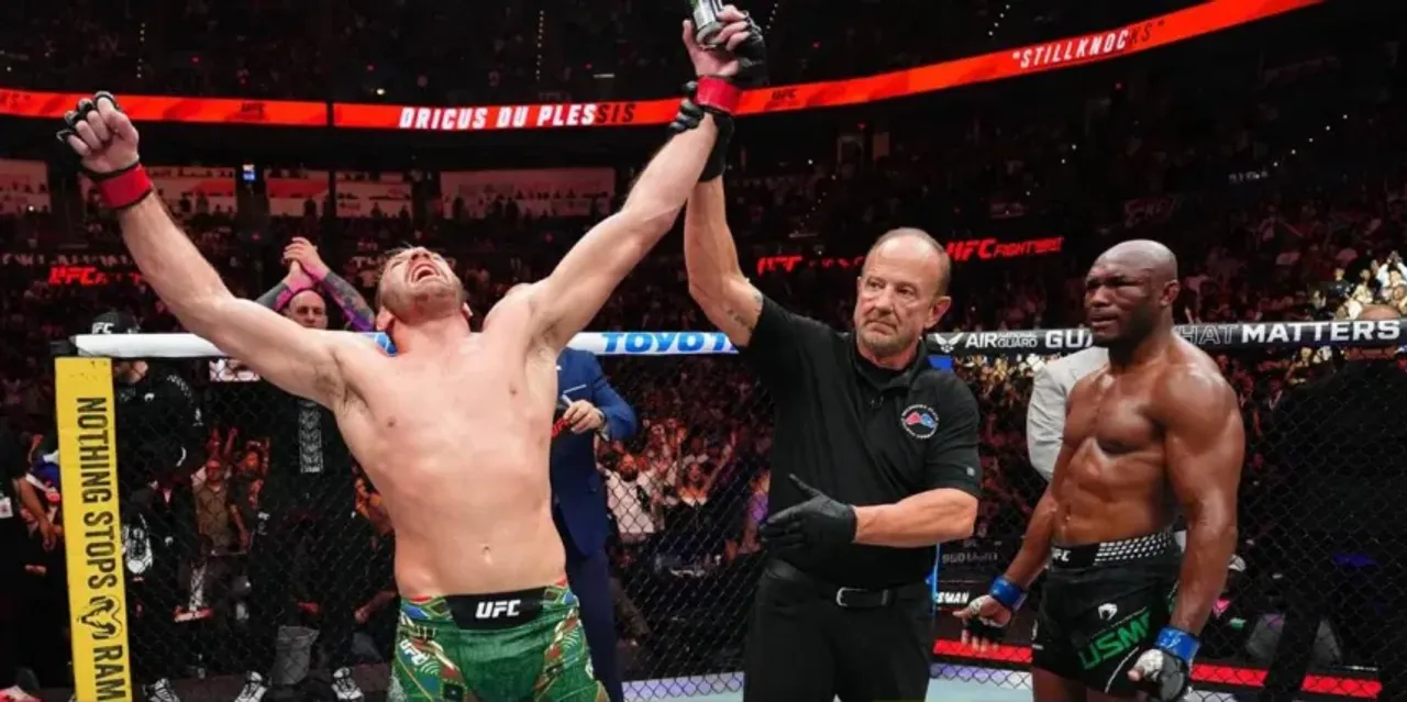 Дю Плесси Усманни тўхтатди: UFC Оклахомада нима бўлди?