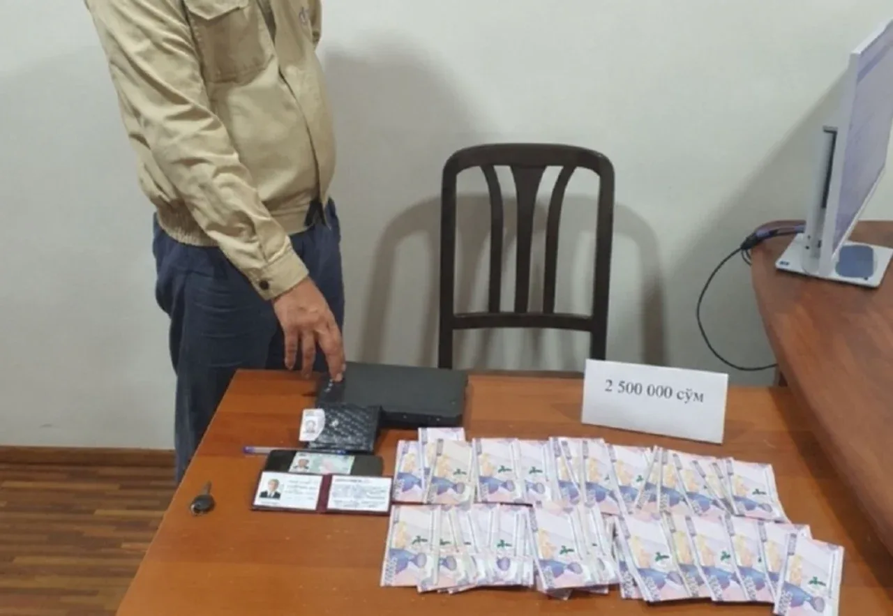 Electrician caught in Kashkadarya while accepting 2.5 million soums