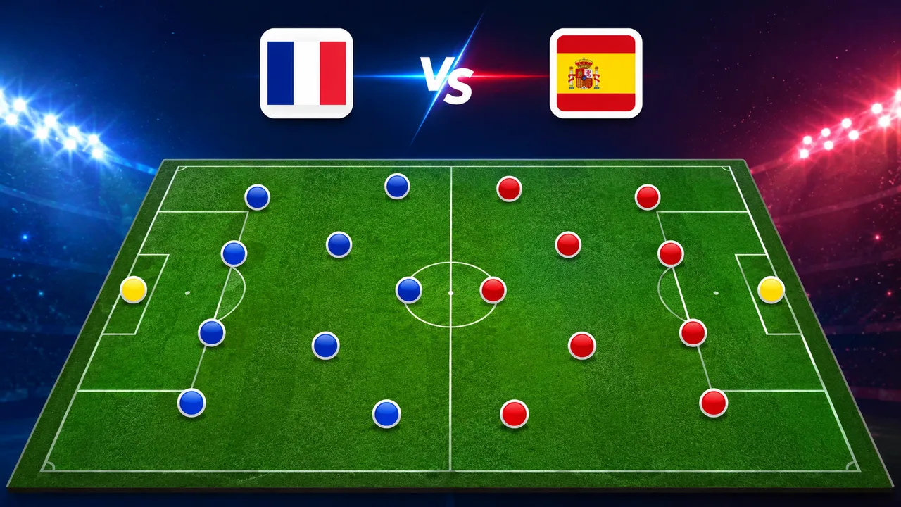 Aufstellungen für das Spiel Frankreich gegen Spanien bekannt gegeben