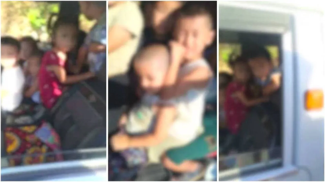 Transporting 28 children in a Damas in Fergana shocked everyone