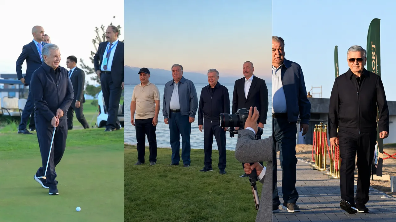 Presidents on the golf course: Informal meeting at Issyk-Kul (video)