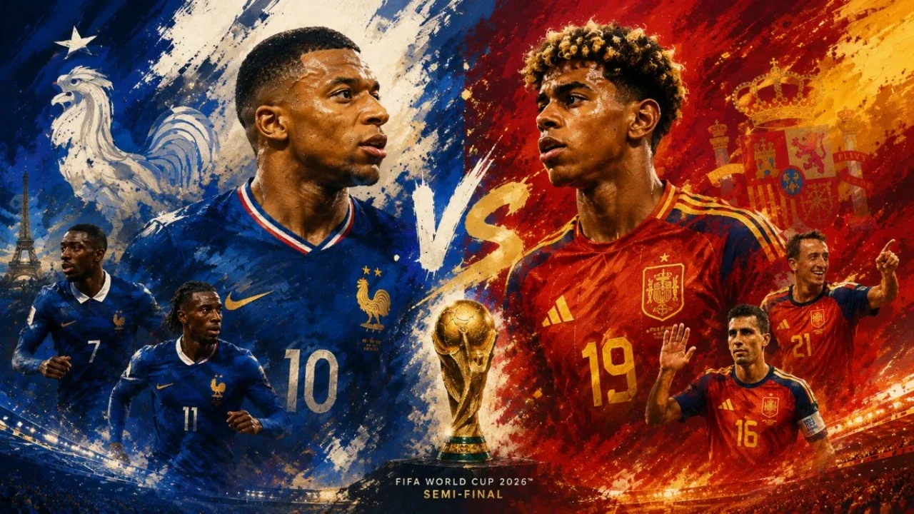 WM 2026: Startaufstellungen für das Duell Frankreich gegen Spanien bekannt gegeben