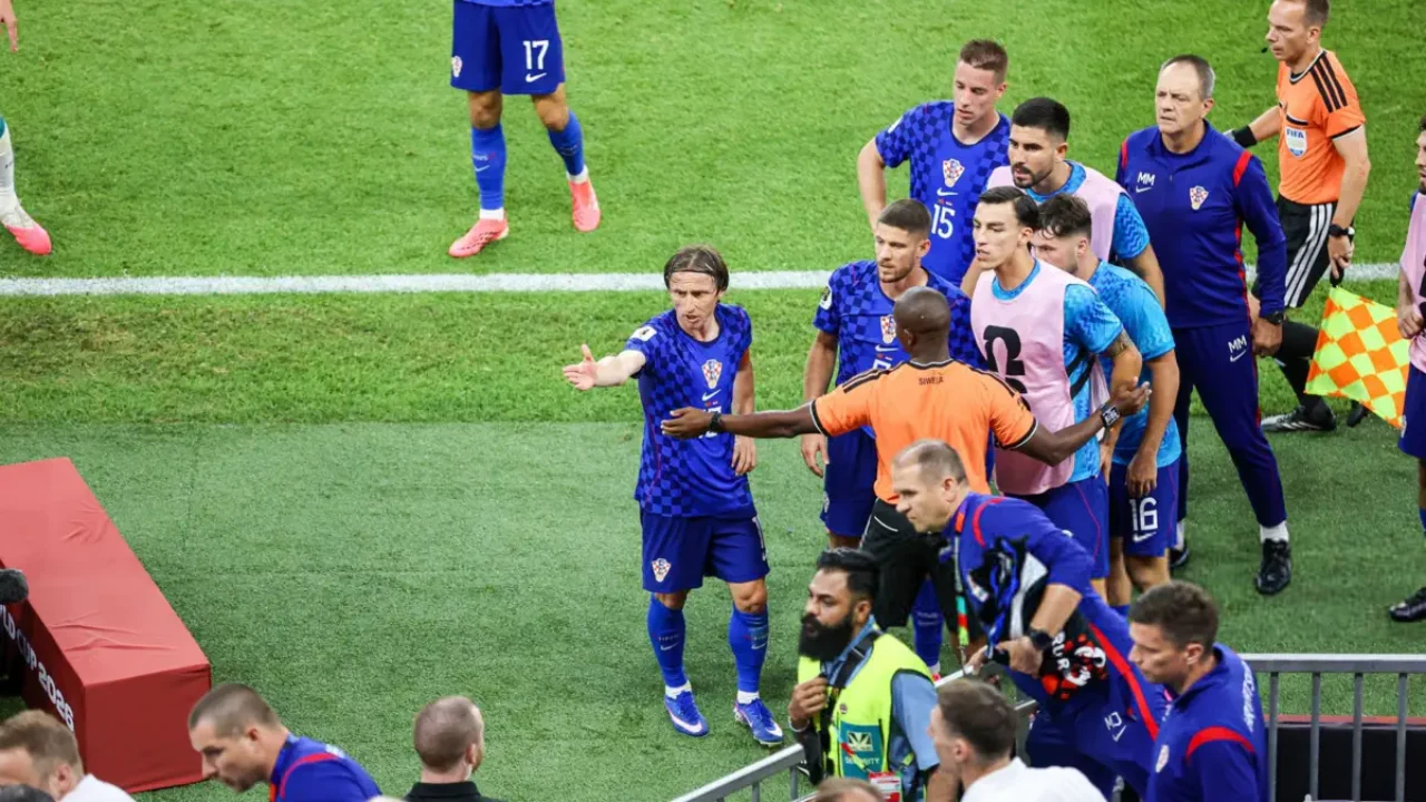 Modric dissatisfied with VAR decision in match against Portugal