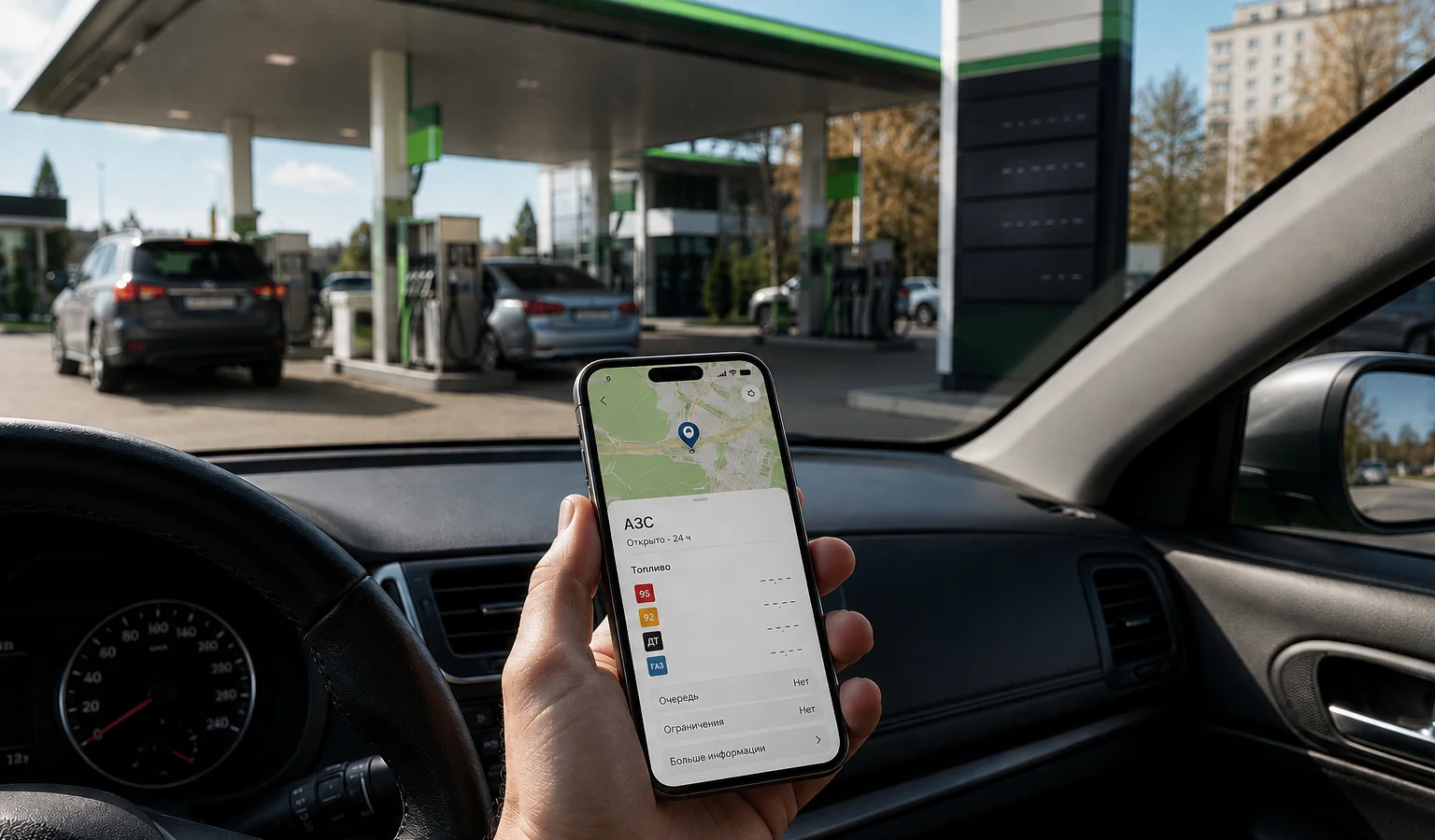 2GIS-KI meldet jetzt die Kraftstoffverfügbarkeit an Tankstellen
