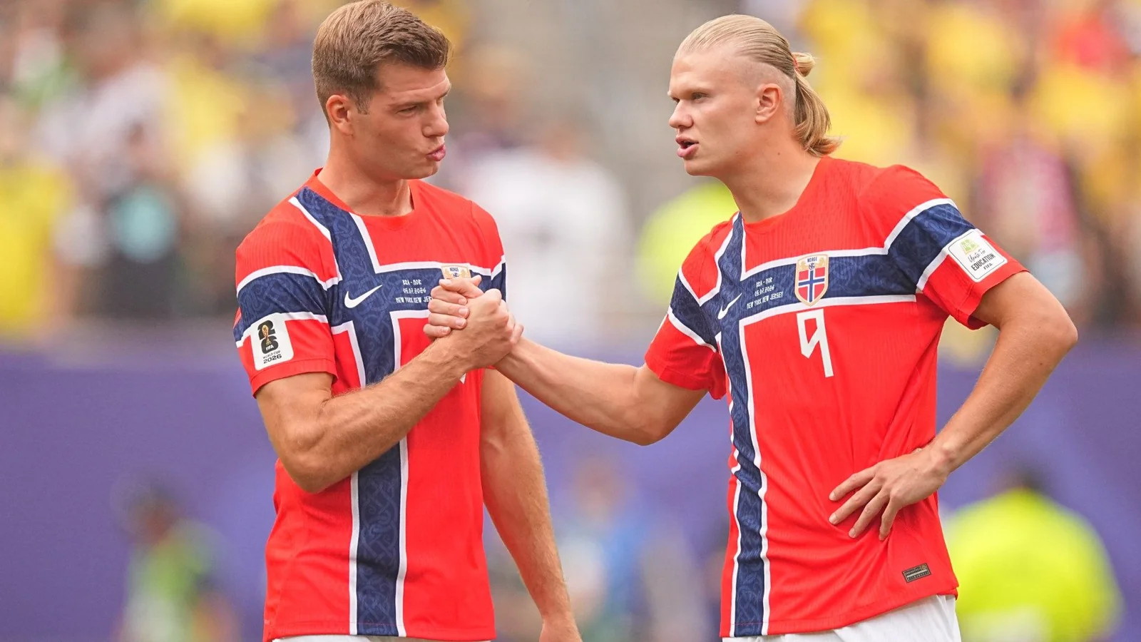 Alexander Sørloth explains why he did not pass to Erling Haaland