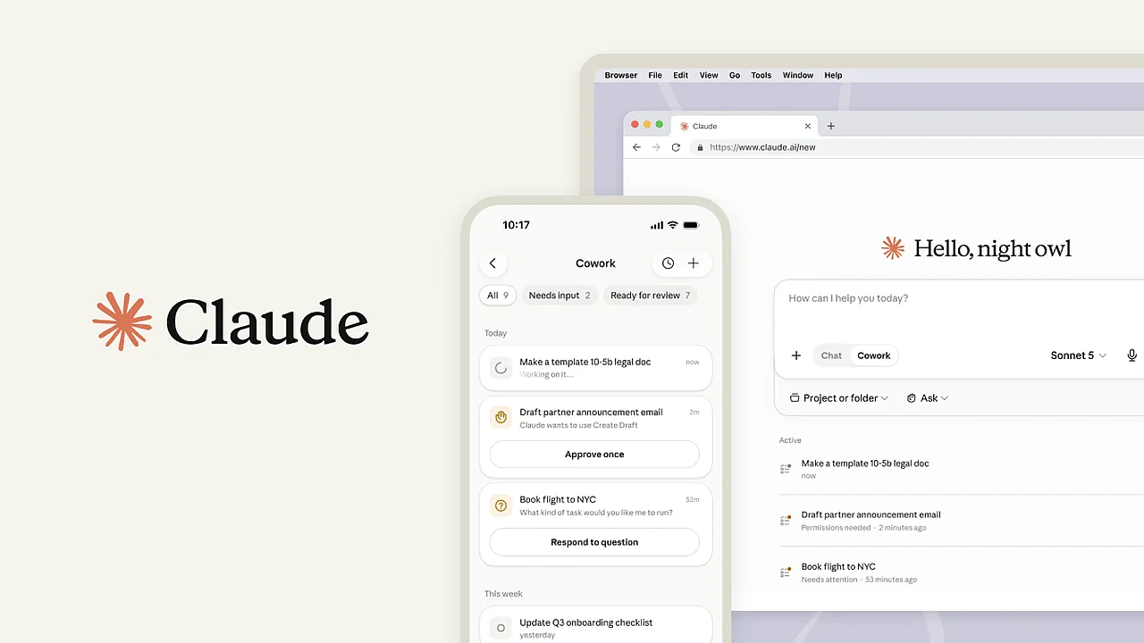 Anthropic компанияси Claude Коворк агентини мобил ва веб-платформаларга чиқарди