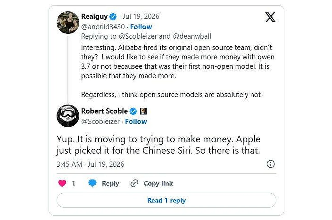 Apple наняла команду разработчиков китайского ИИ Qwen