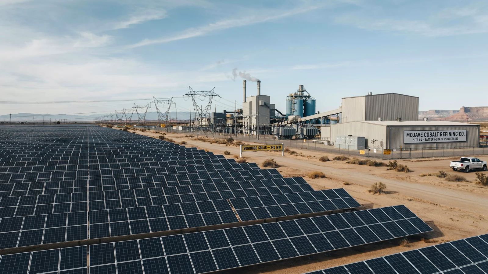 ABD'de güneş enerjisiyle çalışan büyük kobalt işleme tesisi inşa ediliyor
