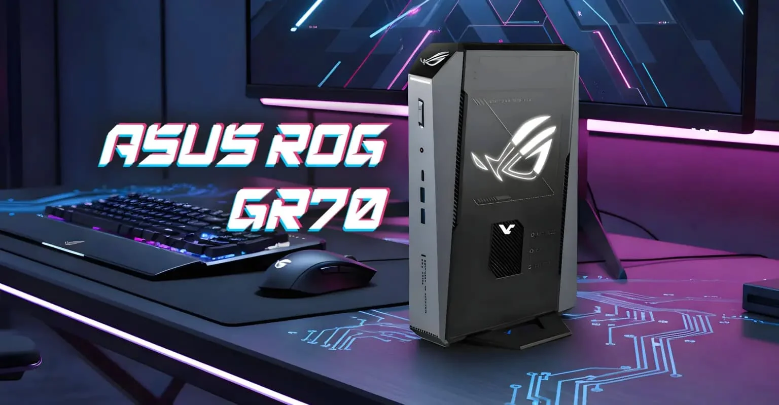 ASUS presenta el nuevo mini-PC ROG GR70 con GeForce RTX 5070 y Ryzen 9 en un chasis compacto