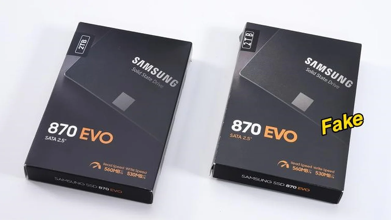 Cuidado: han aparecido copias falsificadas extremadamente peligrosas de los SSD Samsung 870 EVO
