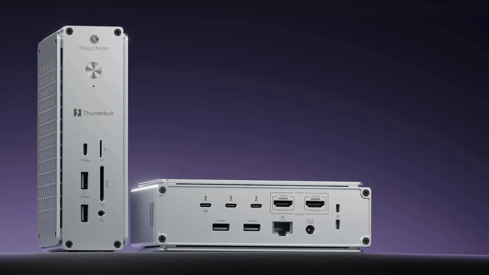 Keychron introduces a powerful docking station with Thunderbolt 5 interface