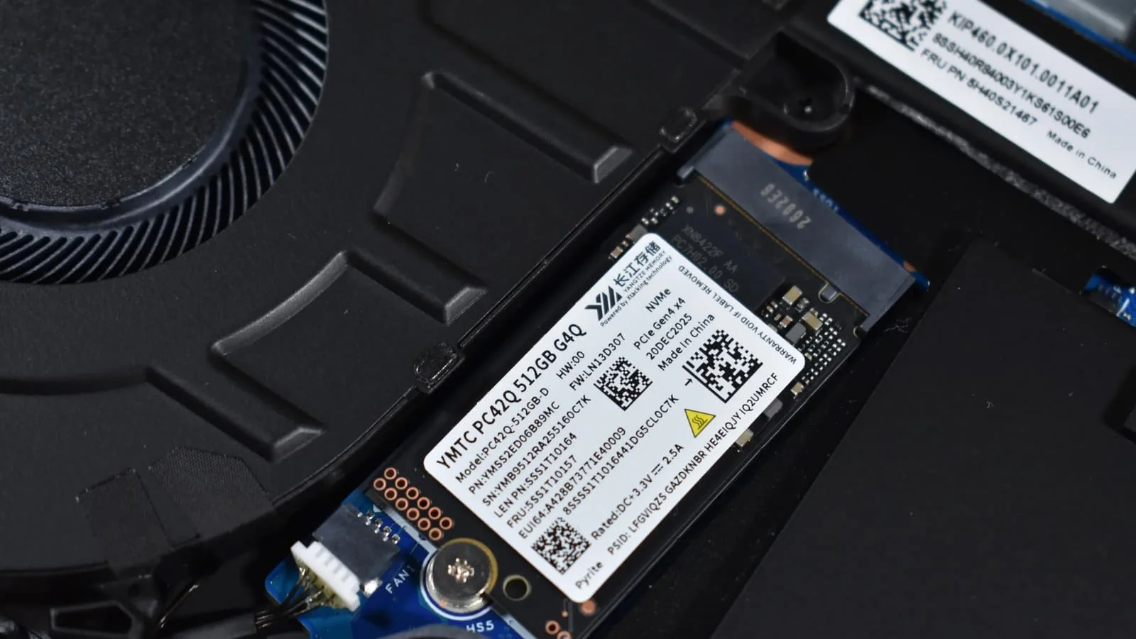 Lenovo laptops begin featuring Chinese YMTC memory chips