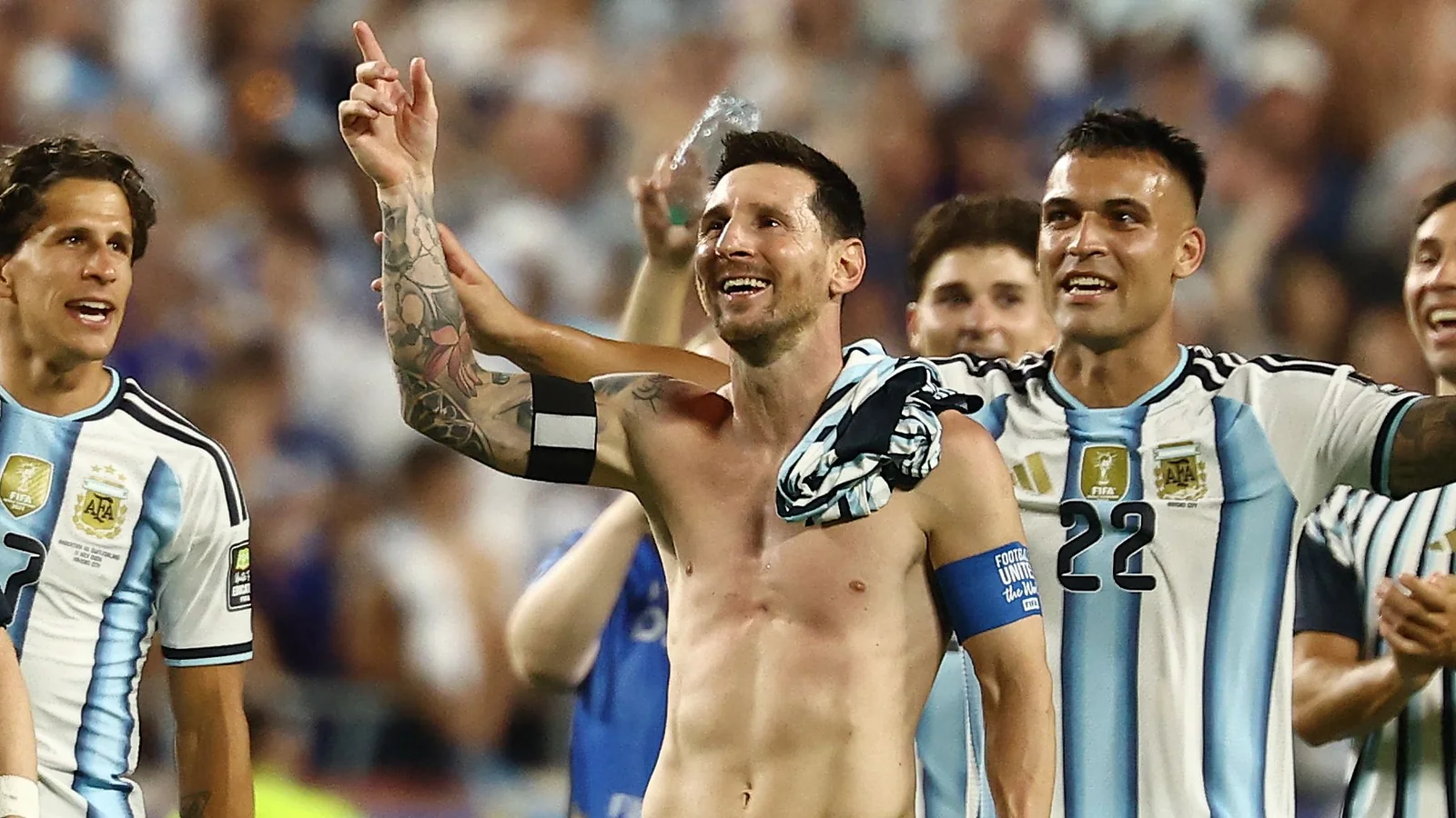 Lionel Messi ahead of the match against England: "This team never stops believing"