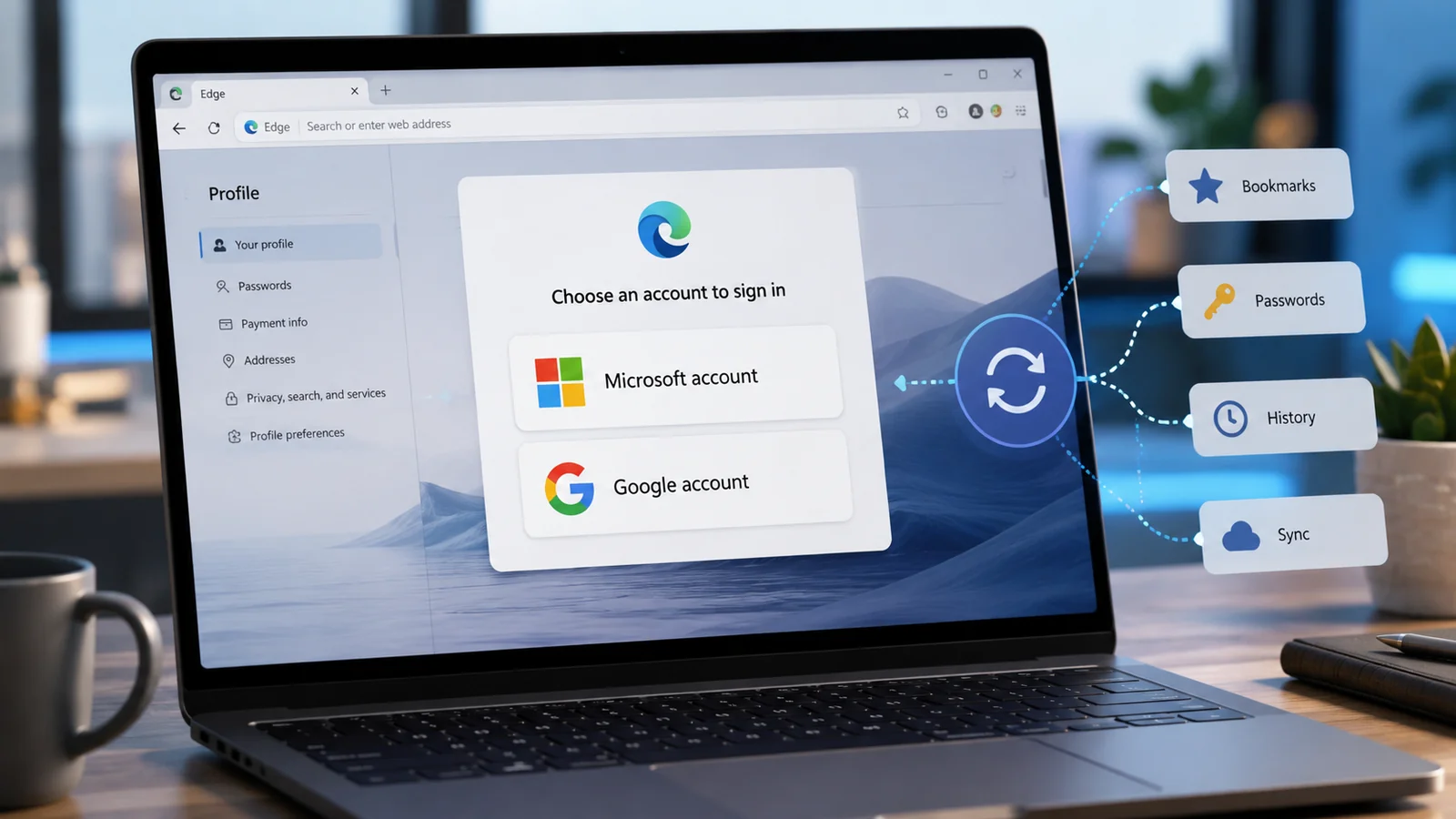 Microsoft kutilmagan qadam tashladi: Edge brauzeriga Google hisobi orqali kirish mumkin