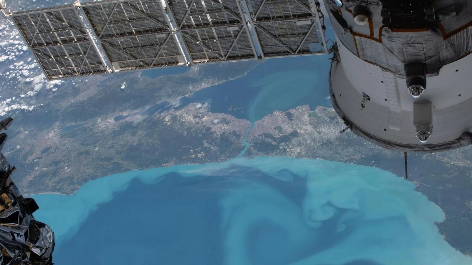 NASA Karadeniz'deki sıra dışı olayı uzaydan görüntüledi