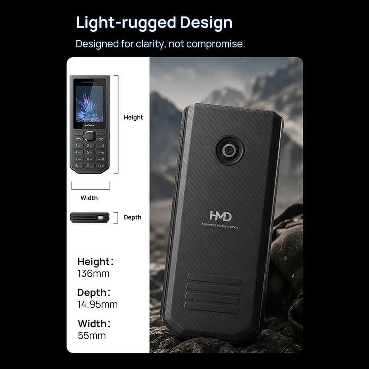 Nokia 300 4G Power Bank: 44 Tage Akkulaufzeit und Smartphone-Ladefunktion
