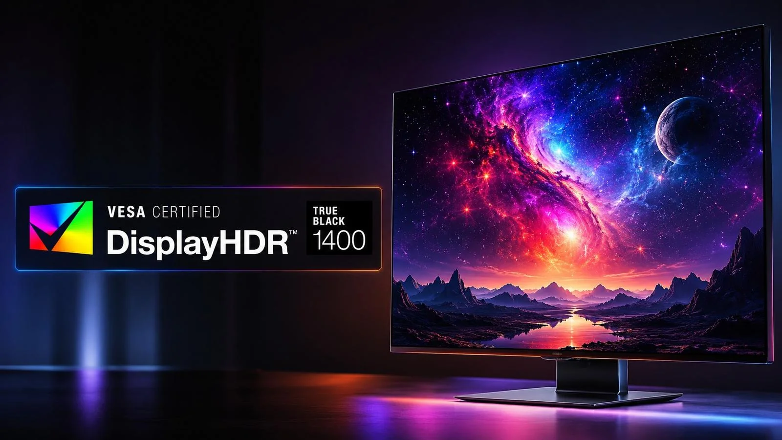 A New Era for OLED Monitors: VESA DisplayHDR True Black 1400 Standard Announced