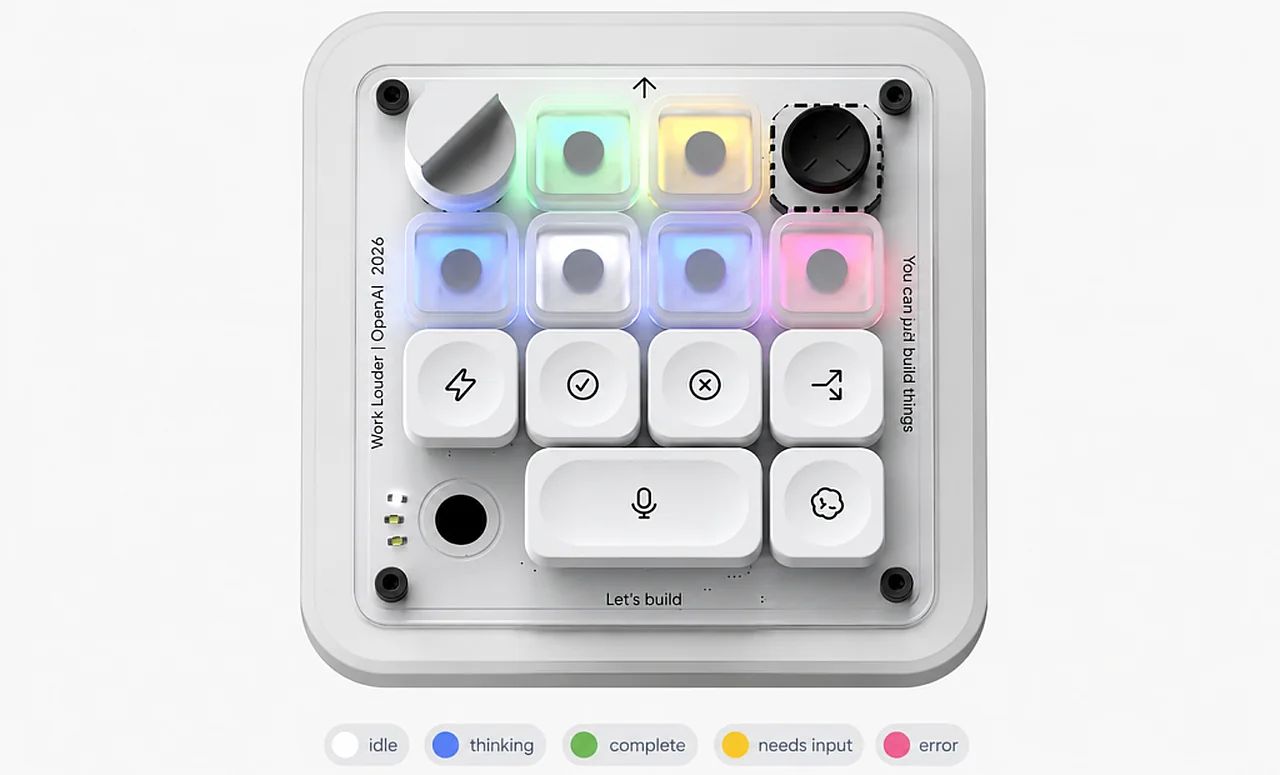 OpenAI présente son premier appareil : le clavier Codex Micro est disponible