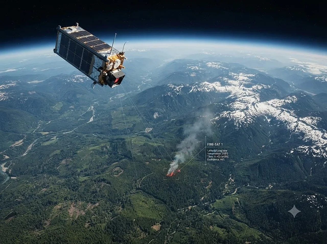 First Satellite Network for Early Detection of Wildfires Launched