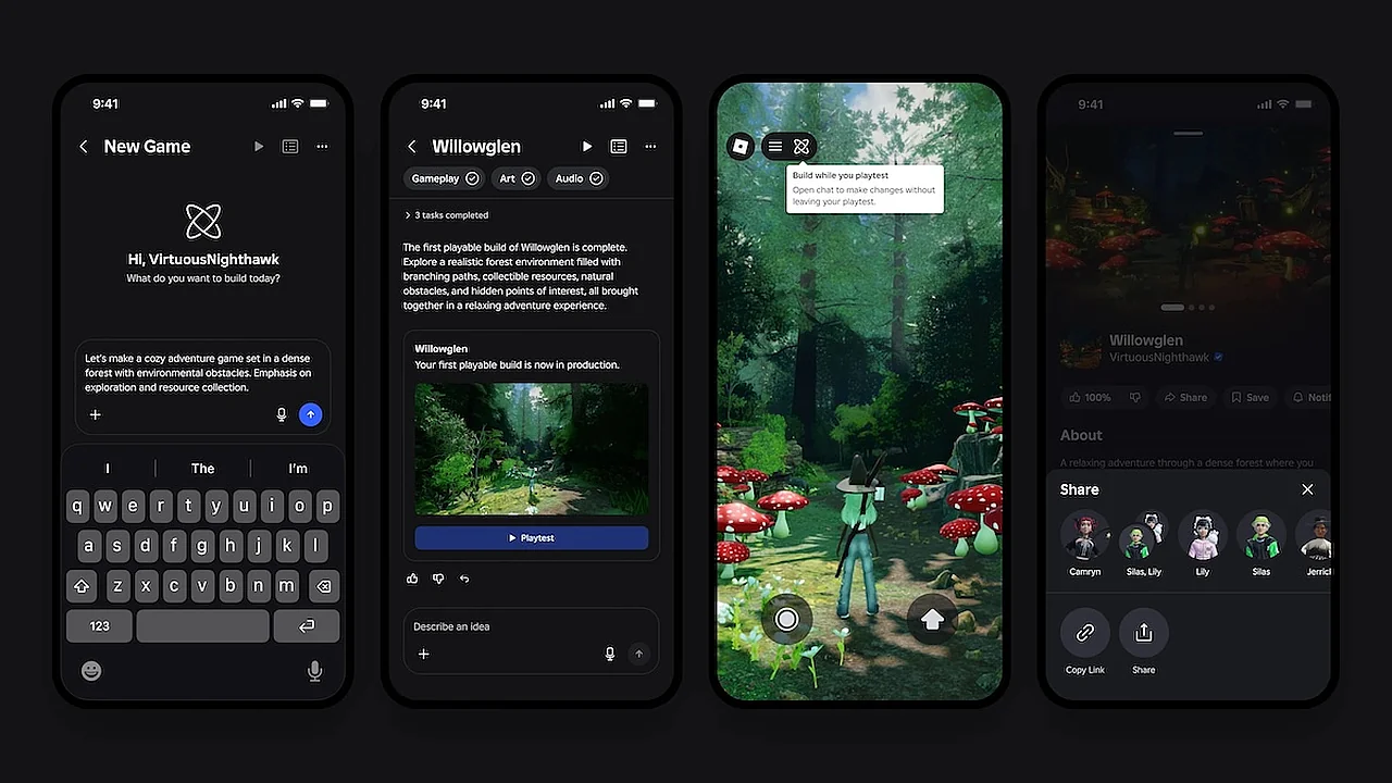 Roblox oʻyin yaratish jarayonini inqilob qilmoqda: Endi sunʼiy intellekt yordam beradi
