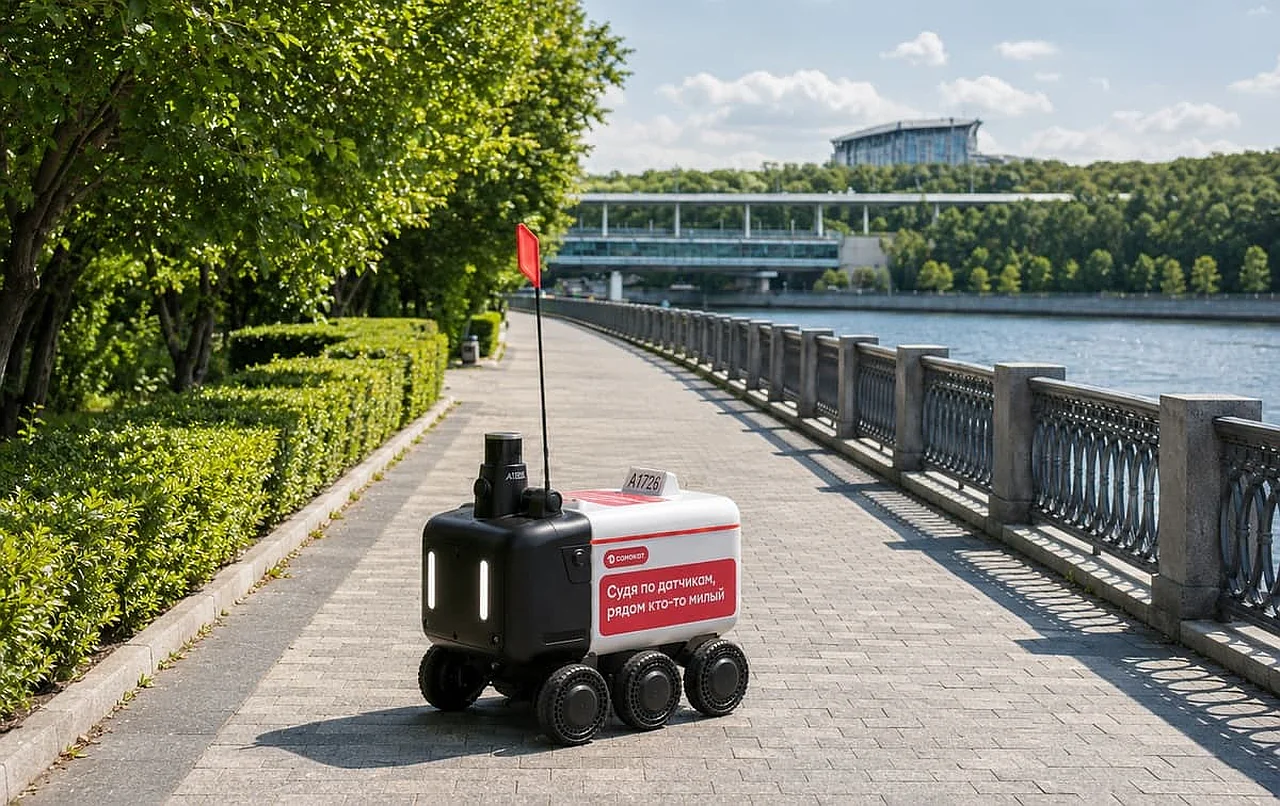Online-Händler Samokat testet Zustellung durch Roboter-Kuriere