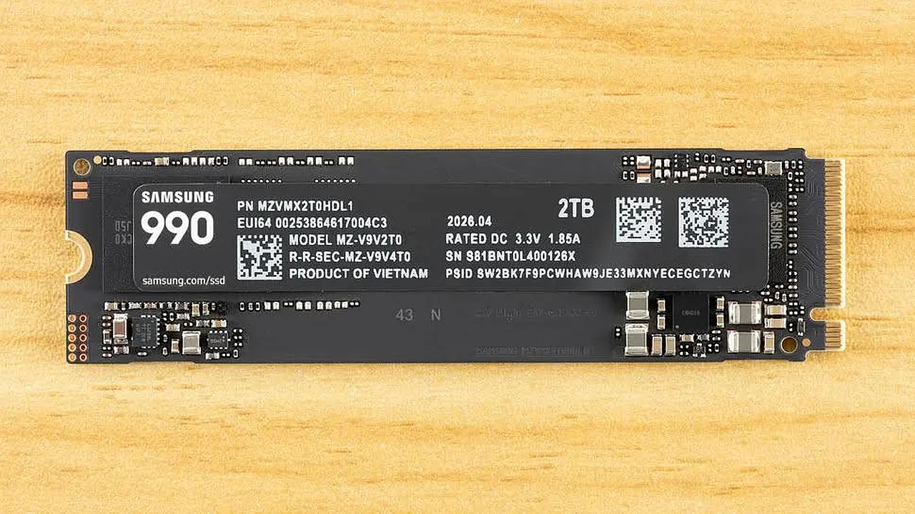Samsung 990 seriyasining yangi SSD disklari sotuvga chiqdi: Narx va texnik jihatlar
