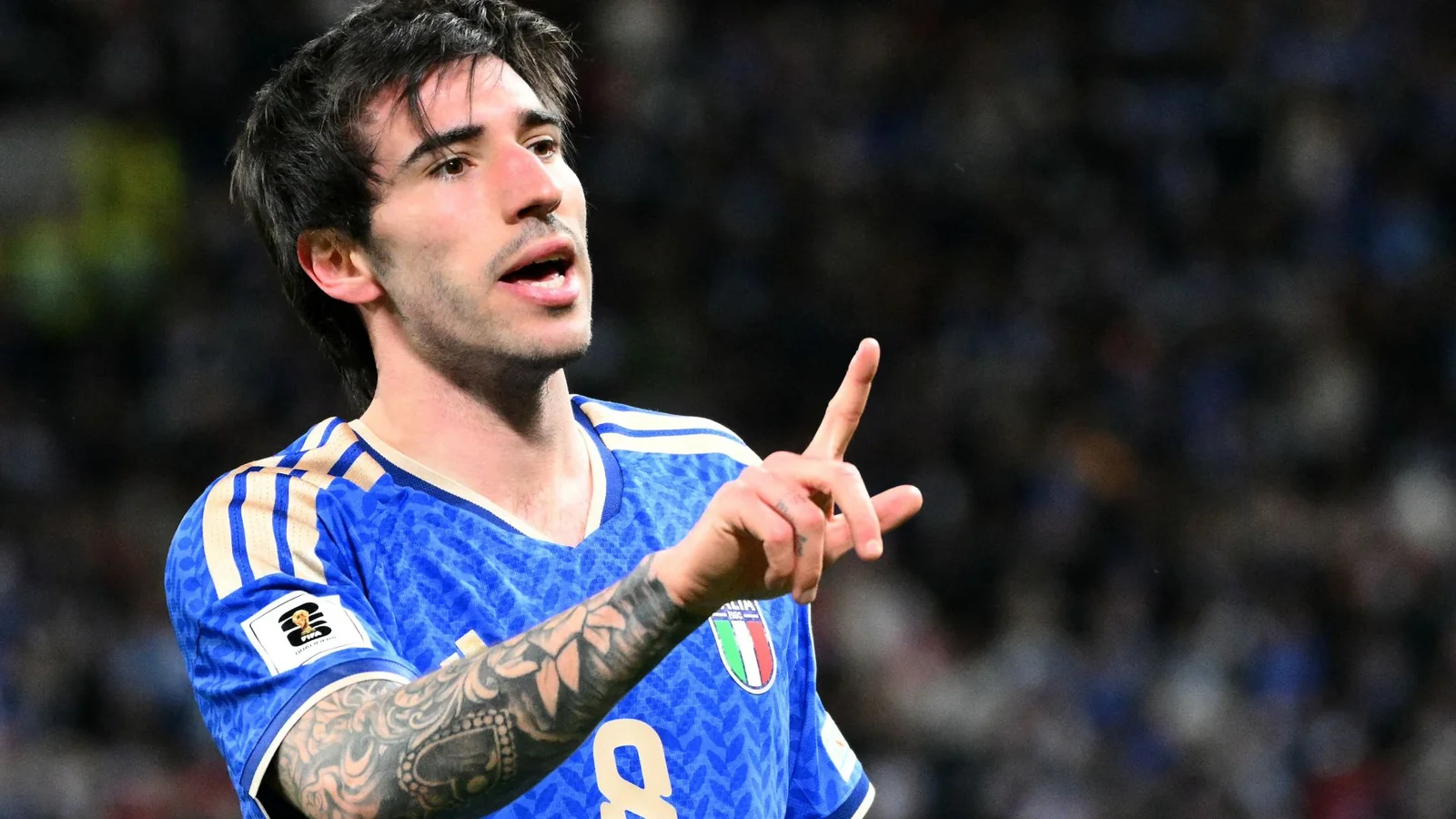 Sandro Tonali joins Tottenham for a record fee
