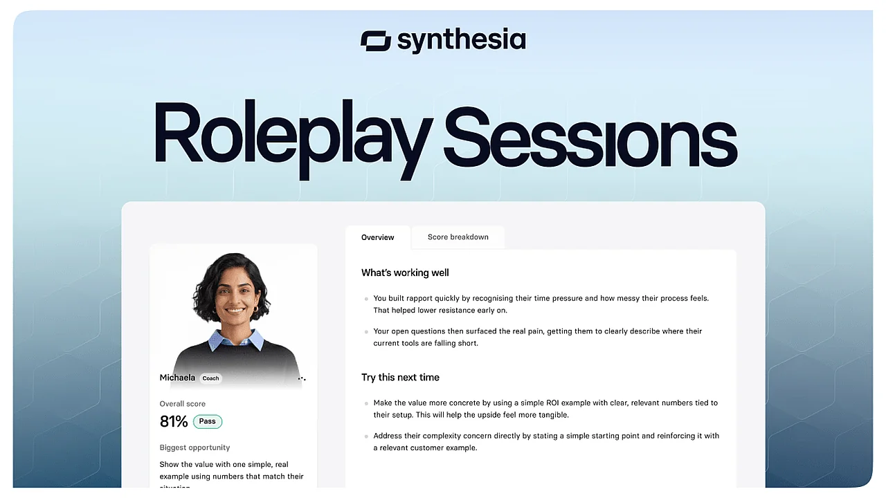 Synthesia revolutioniert die Unternehmensschulung: KI interagiert jetzt mit Mitarbeitern