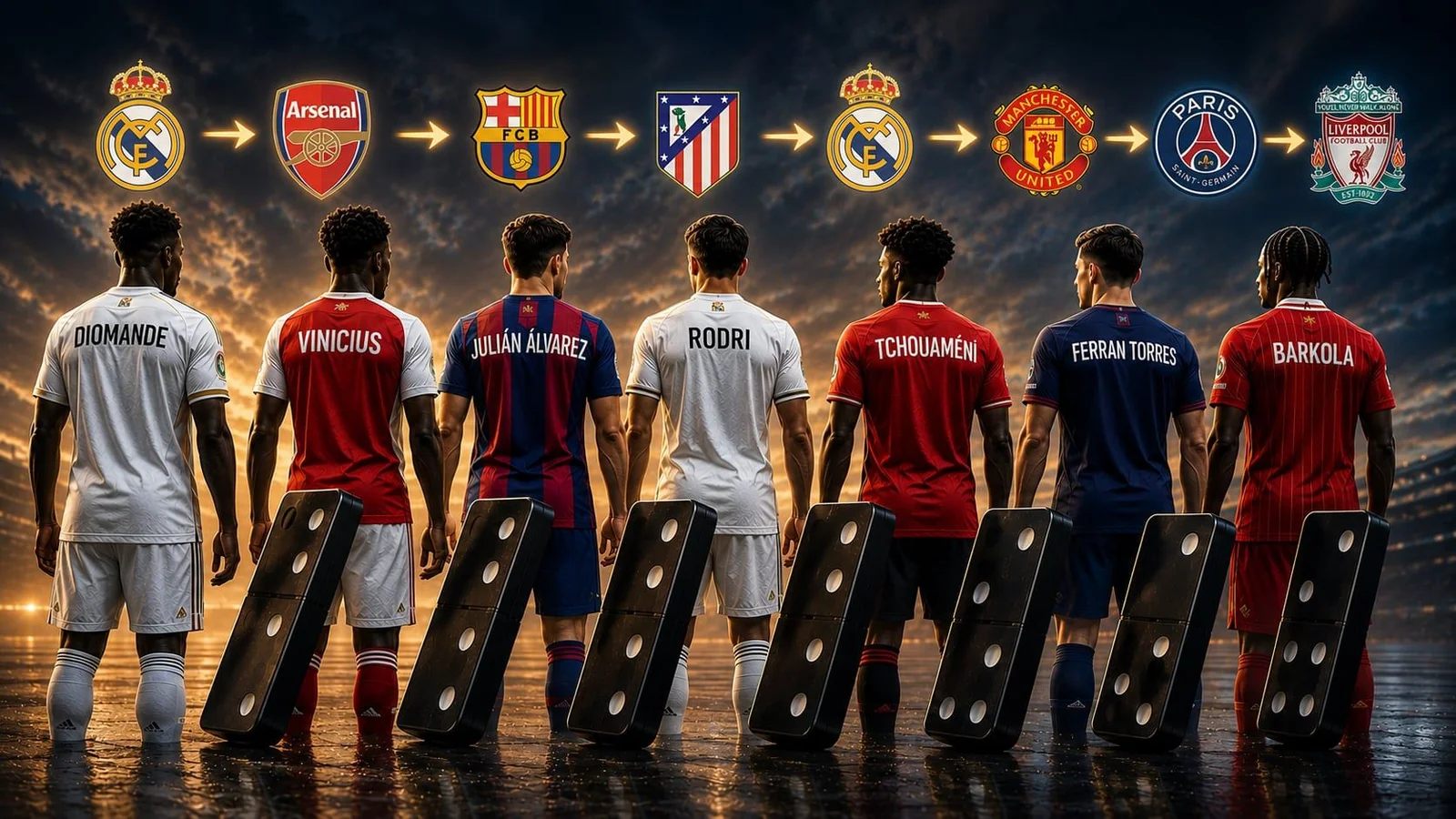 Transfer Domino Effect: Real Madrid's Steps Set European Giants in Motion
