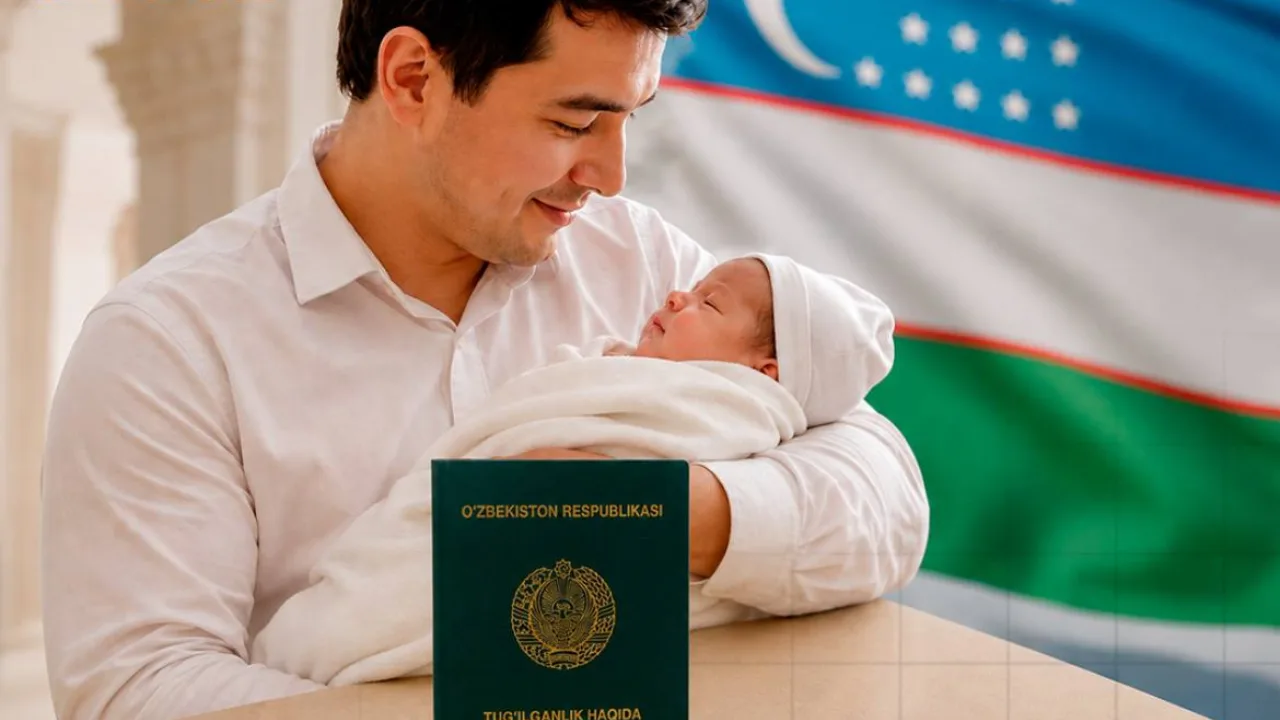 Fathers in Uzbekistan will now be able to give their first name as their child’s surname