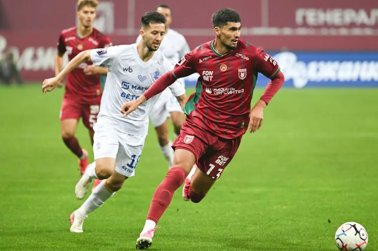Urozov plays full match in Kazan: Rubin defeats Dynamo