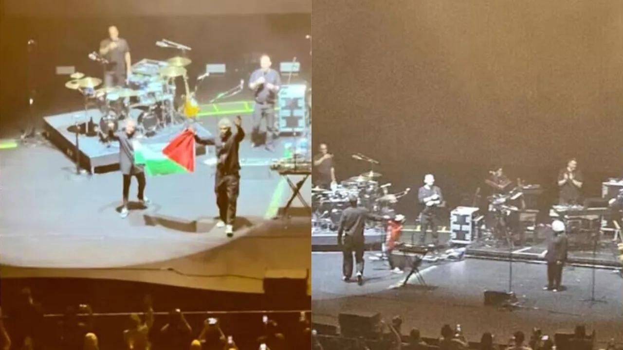 Music Band Punished for Raising Palestinian Flag on Stage