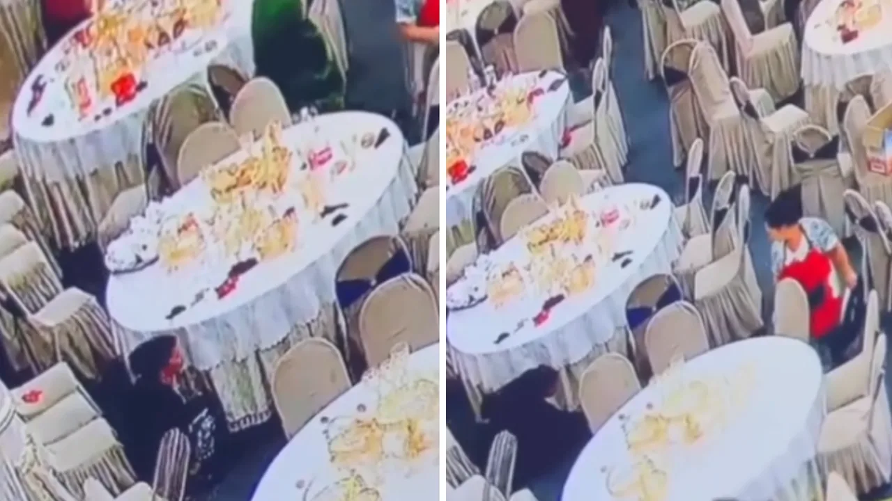 Strange incident at a wedding discussed on social media