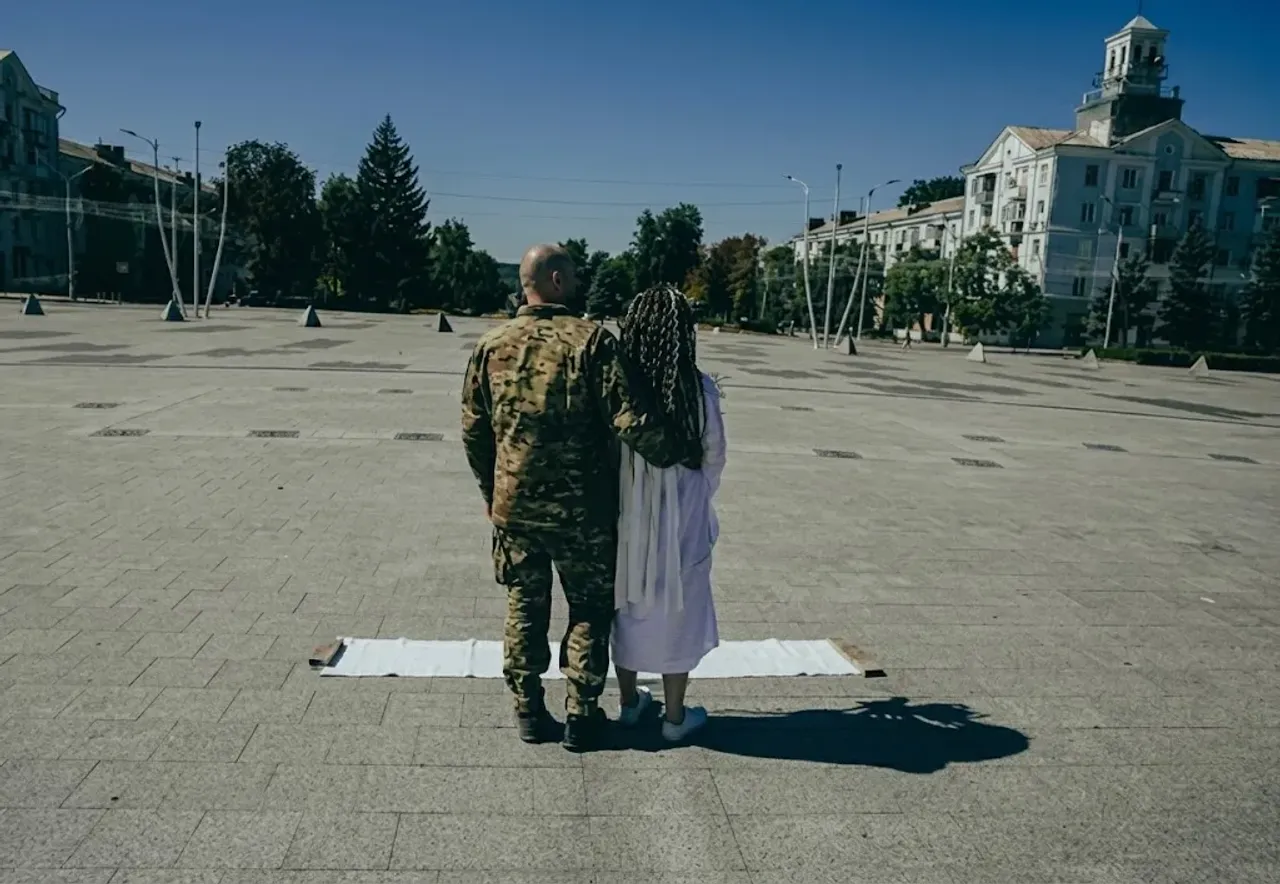 Wedding under drones: a couple marries near the front line (photo)