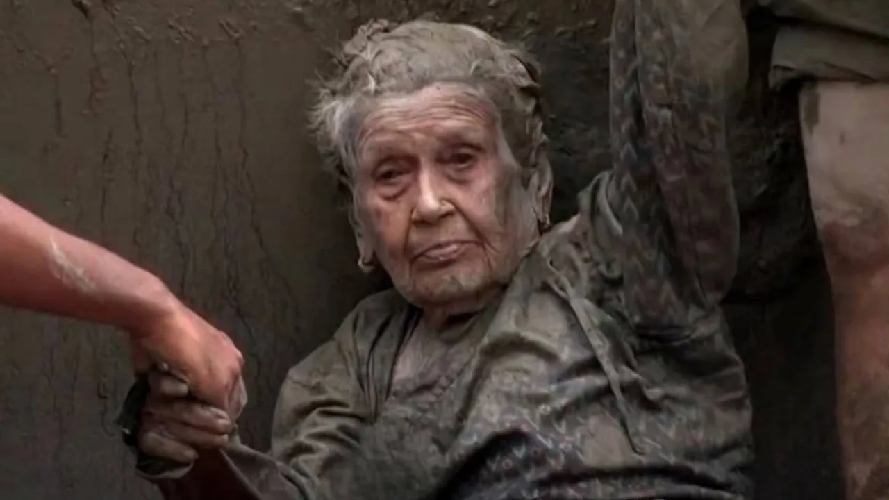 105-year-old woman found alive after 24 hours amidst Nepal ruins