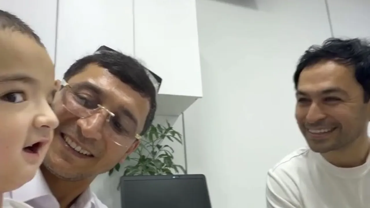 Вахиджан Исоков навестил девочку из Таджикистана и подарил ей петуха (видео)