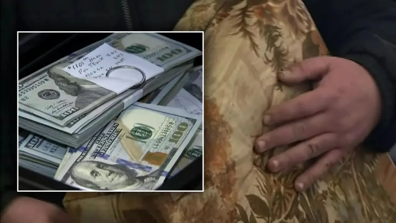 Un canapé acheté 70 dollars cachait 43 000 dollars