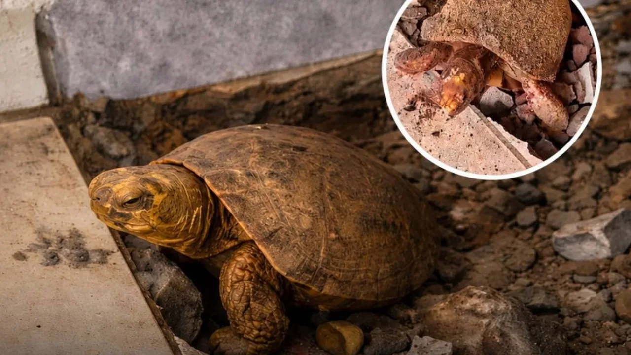 Schildkröte in Brasilien nach 10 Jahren unter einem Fußboden lebend gefunden – wie überlebte sie?