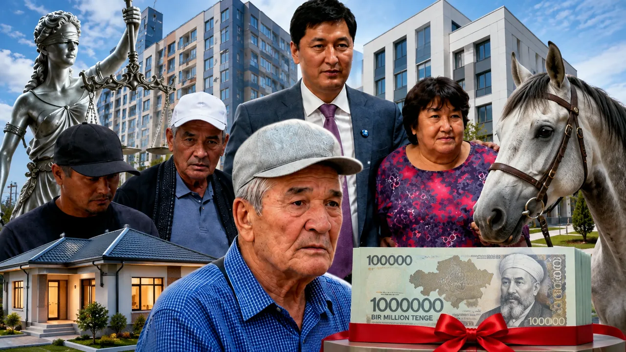 100 at çalmakla suçlanan yaşlı adama ev hediye edildi