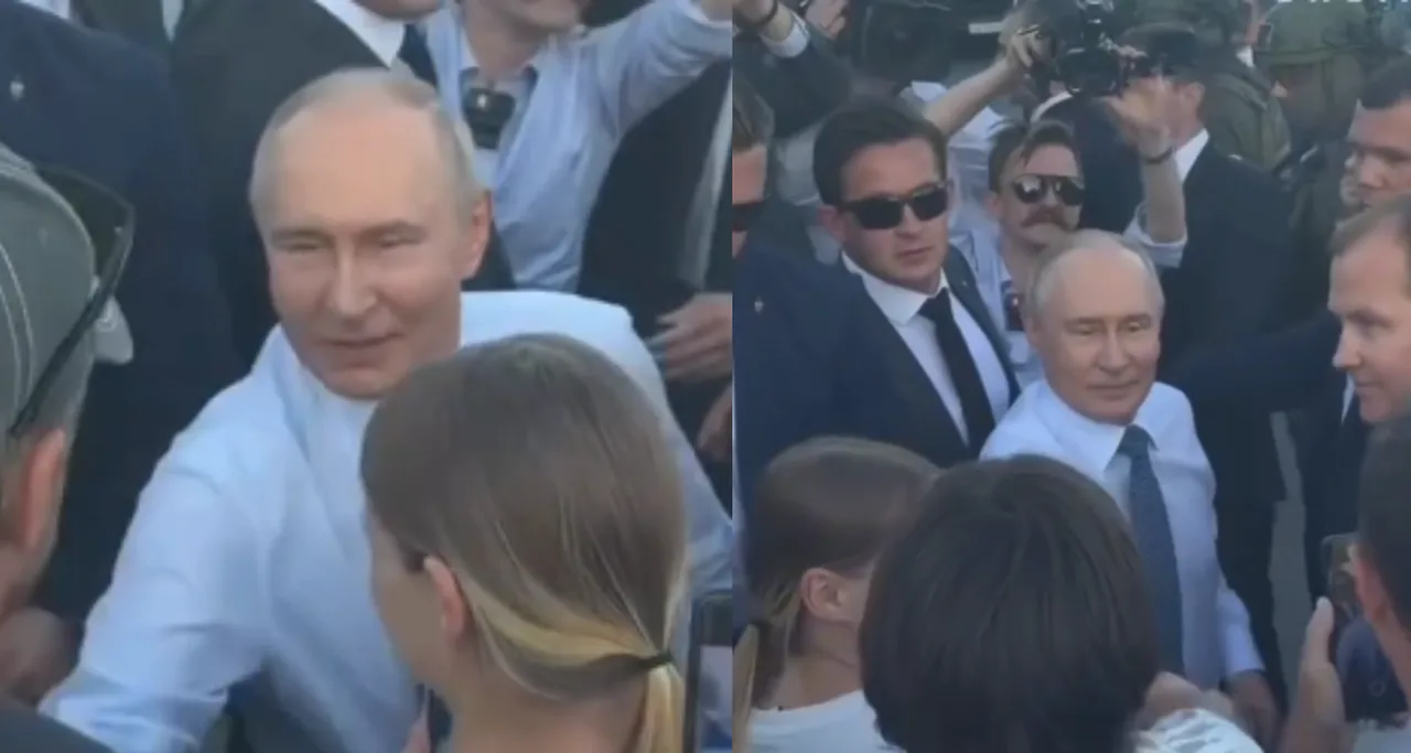 Путин остановил кортеж и пообщался с жителями Новосибирска (видео)