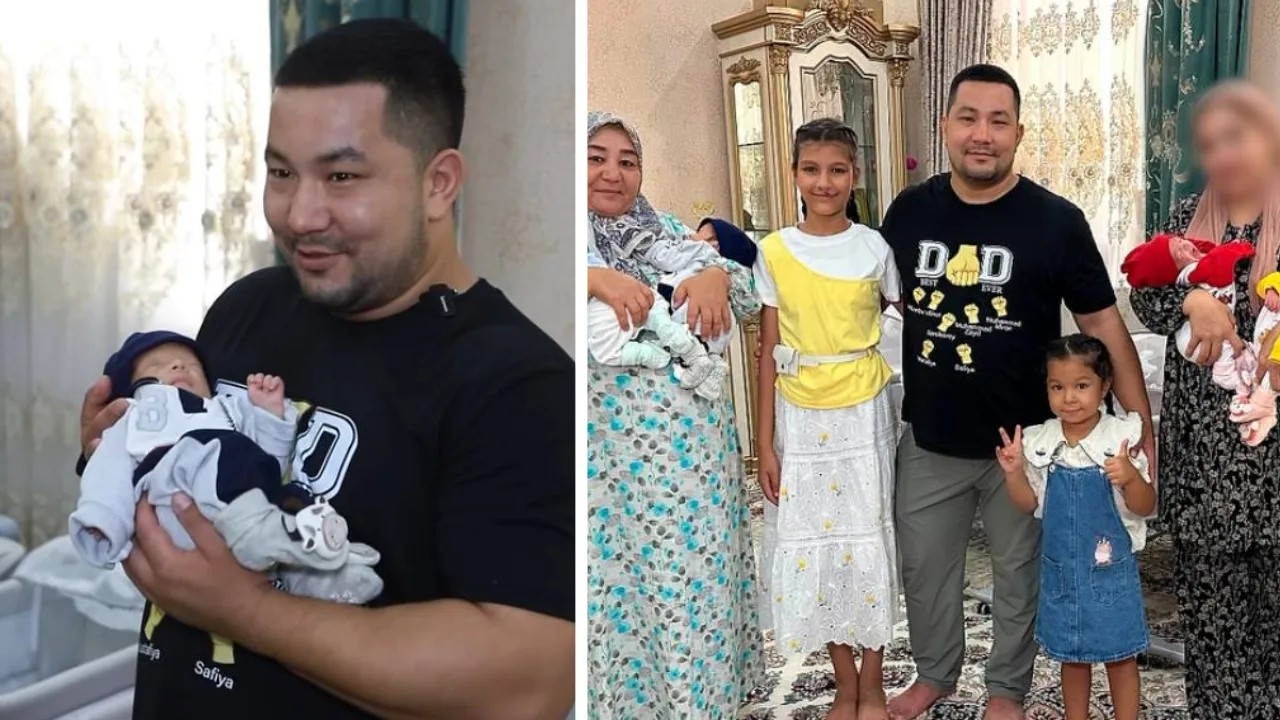 «Узнав, что будет 5 близнецов, я был в шоке»: Редкие роды в Андижане