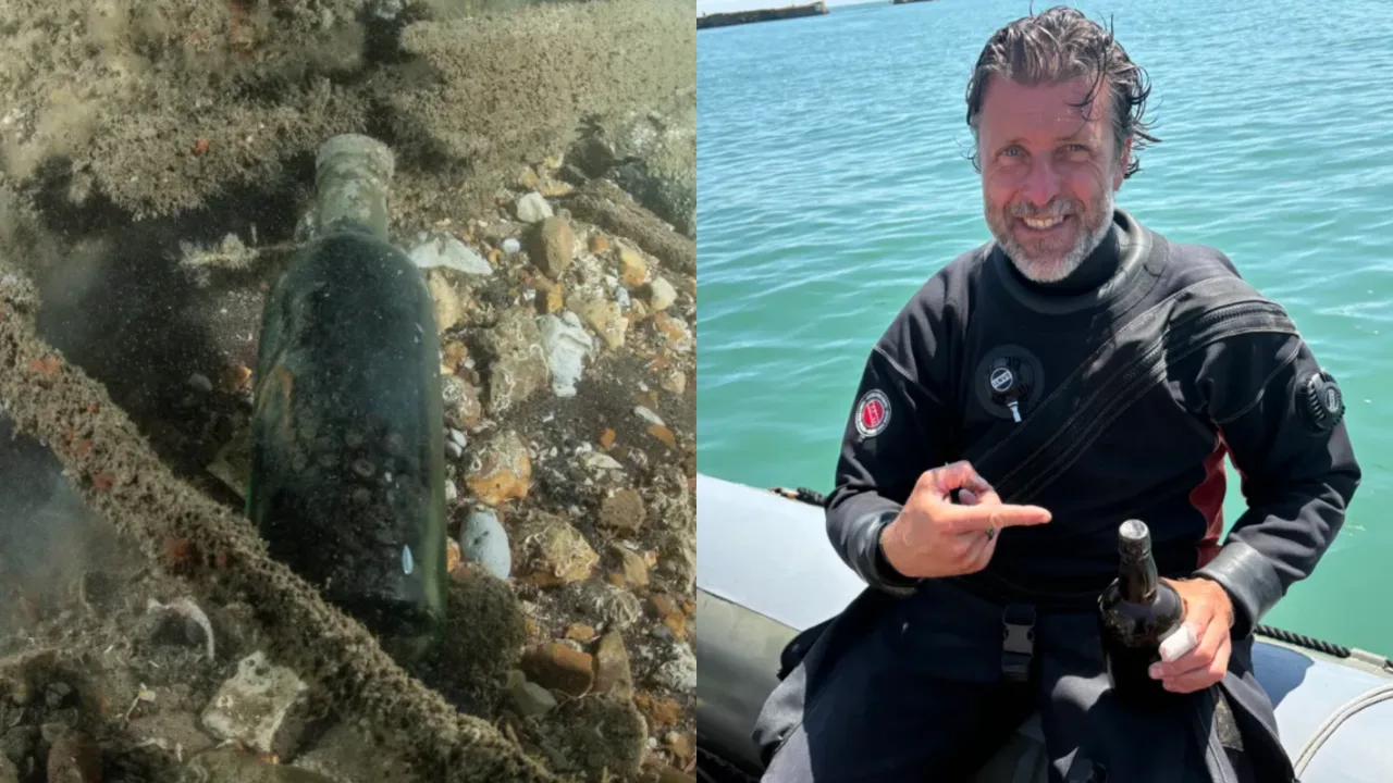 Famous 162-Year-Old Beer Found on the Seabed