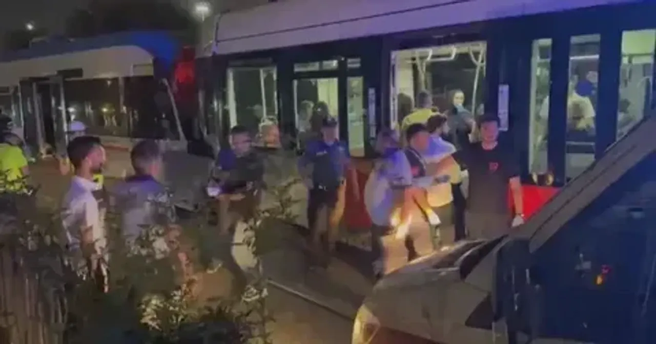 Collision entre deux tramways à Istanbul
