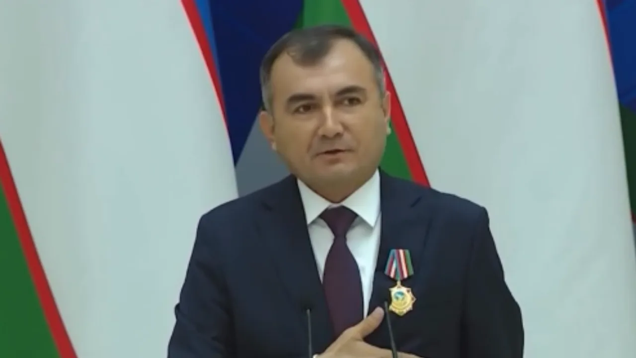 Муроджон Азимов: «Эта награда прикреплена к груди народа Кашкадарьи» (видео)