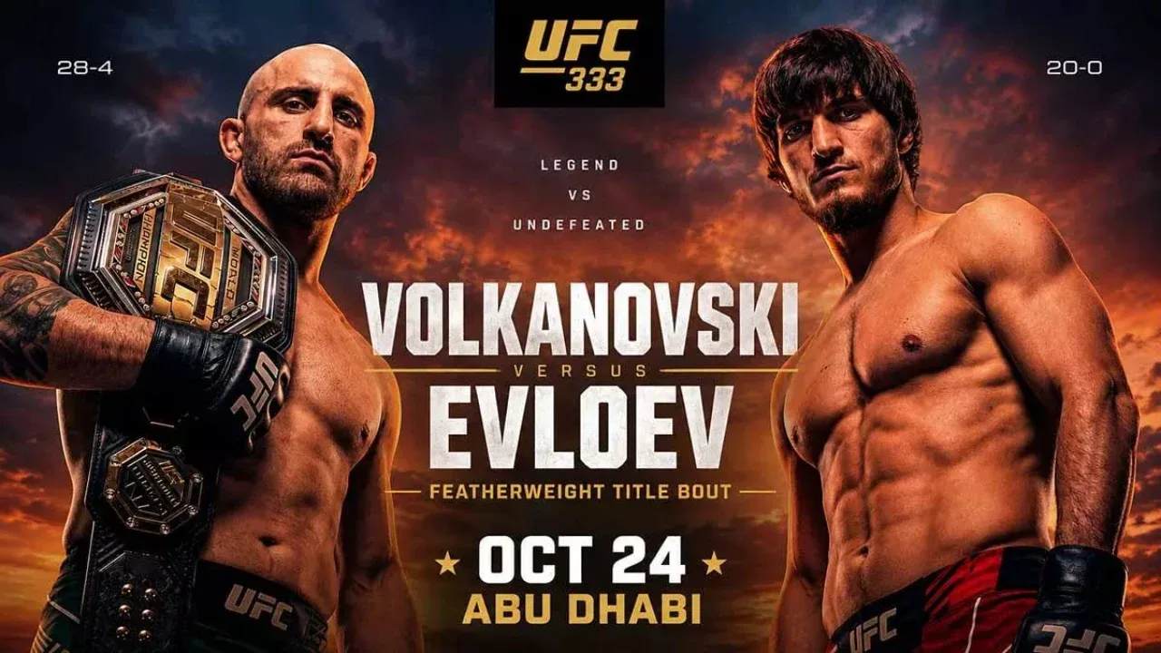 Yevloyev, Volkanovski’ye karşı: UFC 333’ün ana maçı belli oluyor!