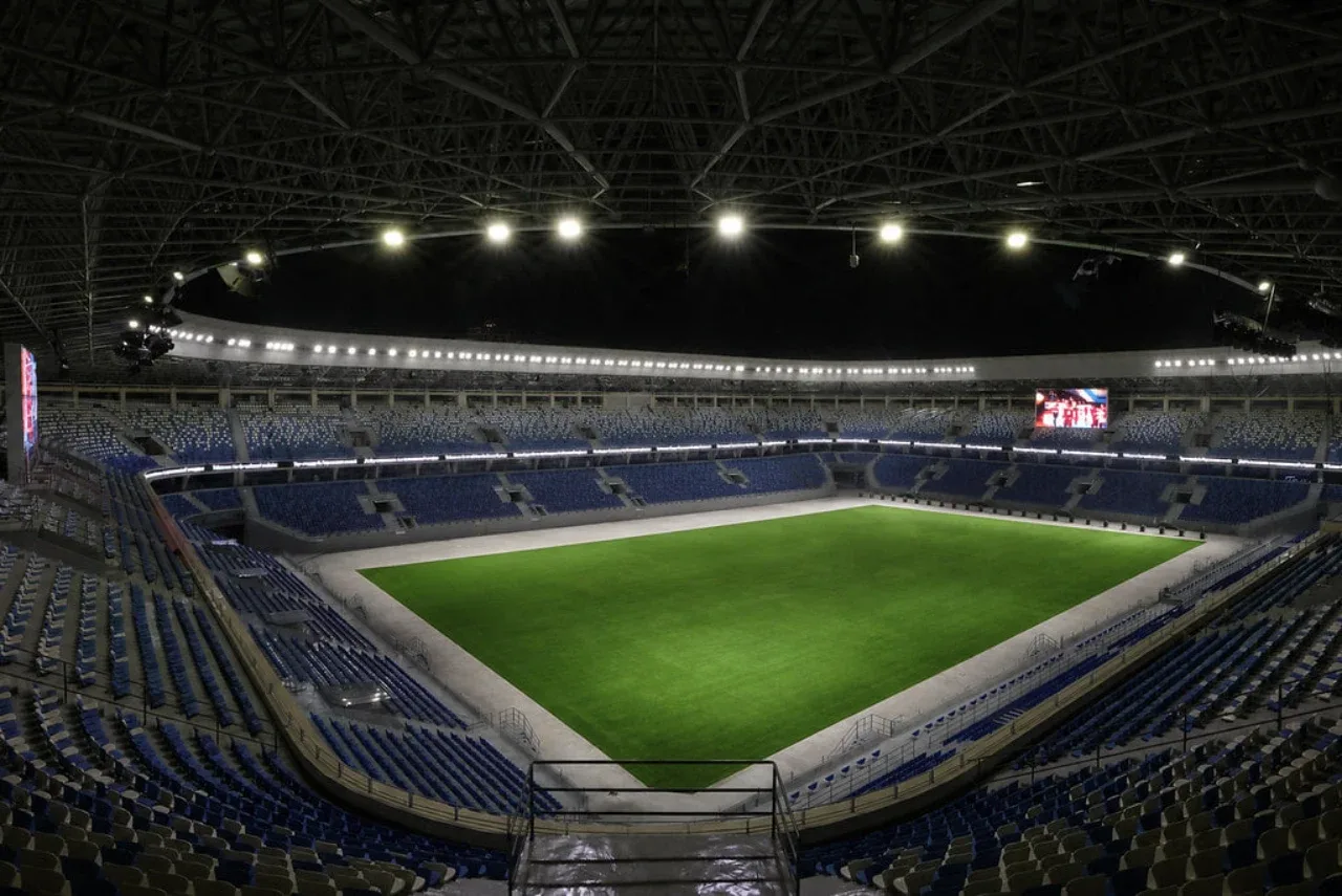 Dushanbeda zamonaviy Milliy stadion foydalanishga topshirildi (foto)