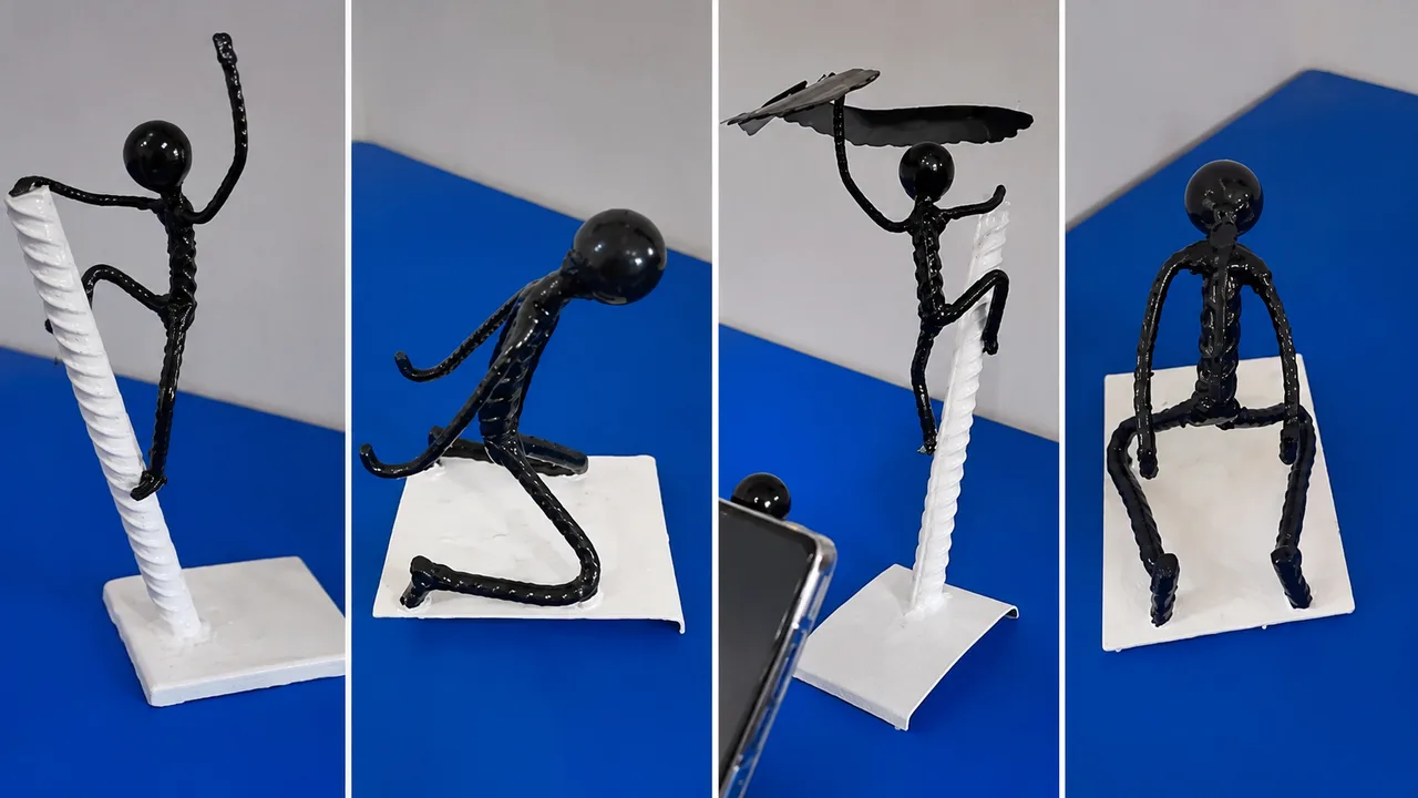 A Kashkadarya artisan is creating works of art from ordinary iron