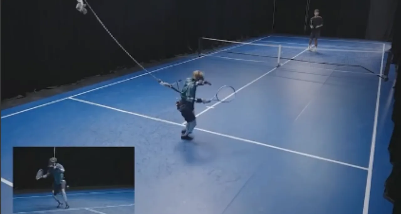 Robotlar Nadal va Federer uslubida tennis o‘ynay boshladi (video)