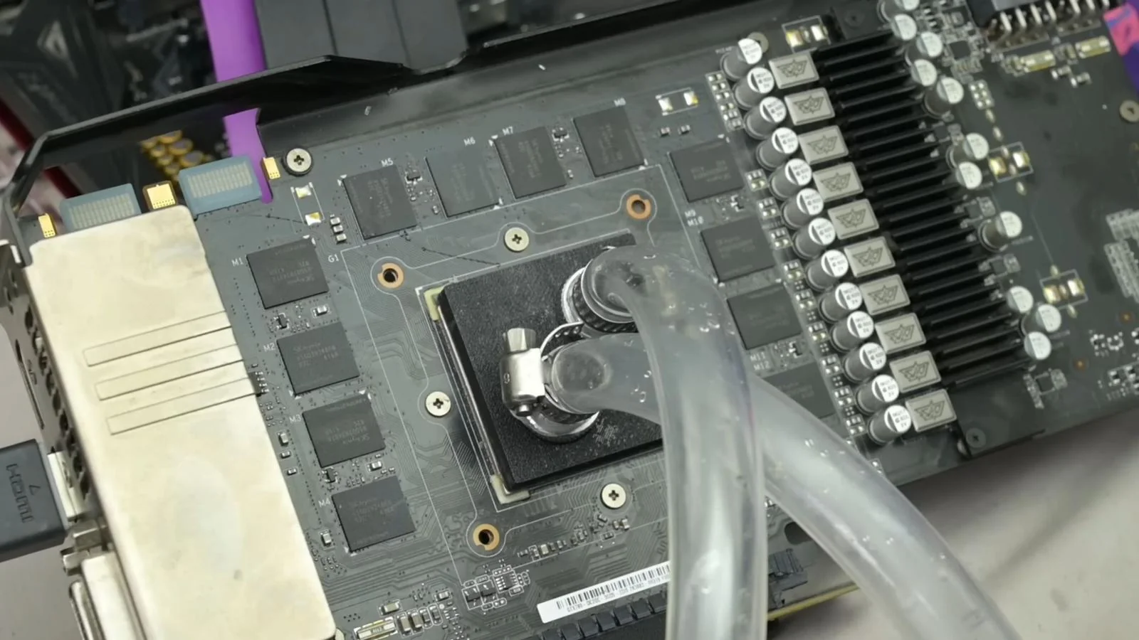 Developer Piped Water Directly Over a GeForce RTX 2060 GPU