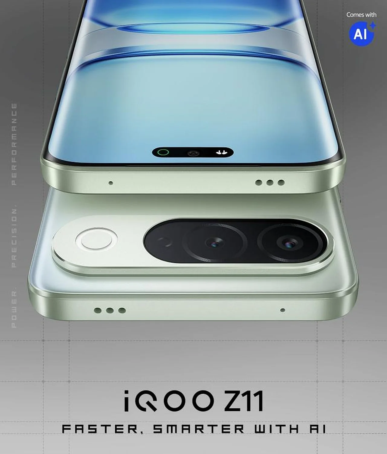iQOO Z11 Smartphone: 7050 mA•ch Battery and AI Features